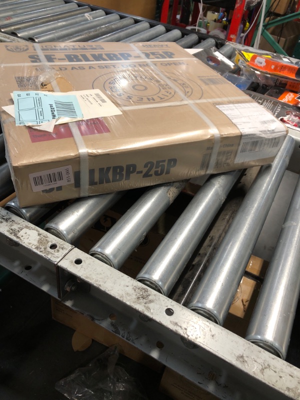 Photo 1 of ***FACTORY SEALED*** Fitvids 2" Olympic Bumper Plate Weight Plates with Steel Hub, 25LB, Pair