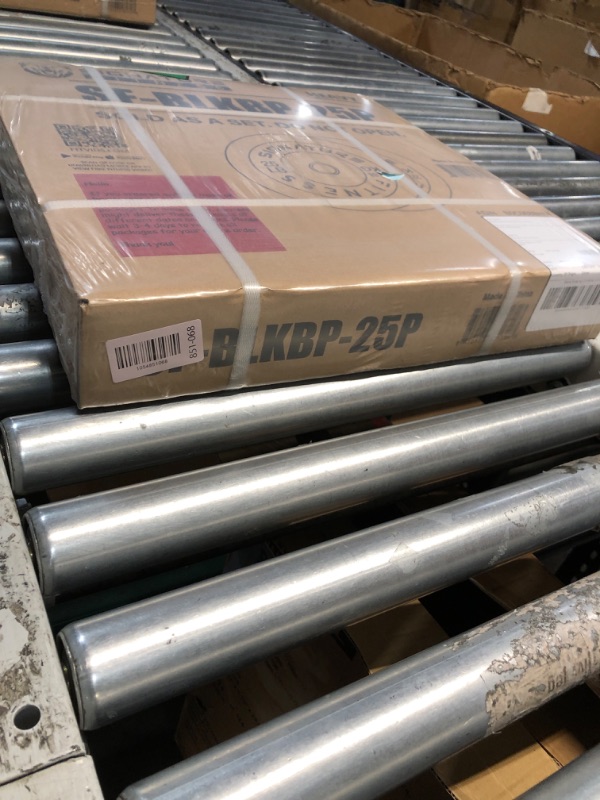 Photo 1 of ***FACTORY SEALED*** Fitvids 2" Olympic Bumper Plate Weight Plates with Steel Hub, 25LB, Pair