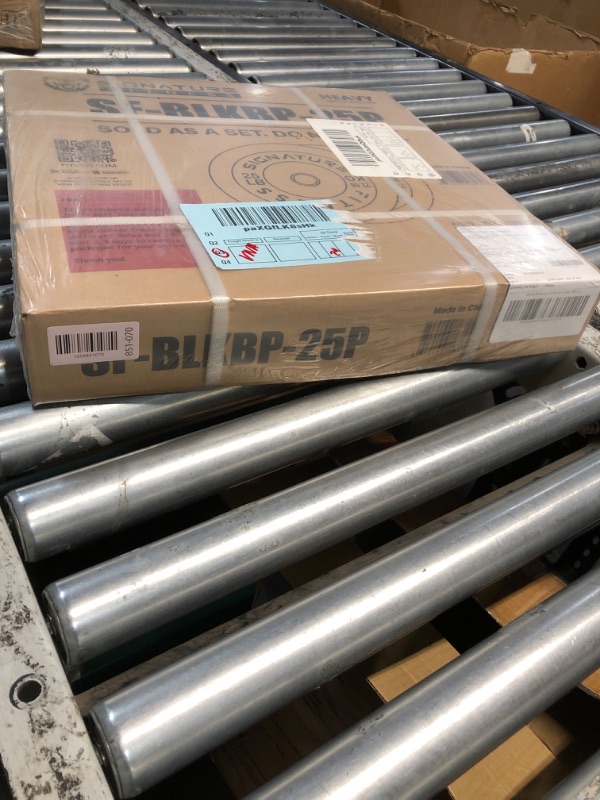 Photo 1 of ***FACTORY SEALED*** Fitvids 2" Olympic Bumper Plate Weight Plates with Steel Hub, 25LB, Pair