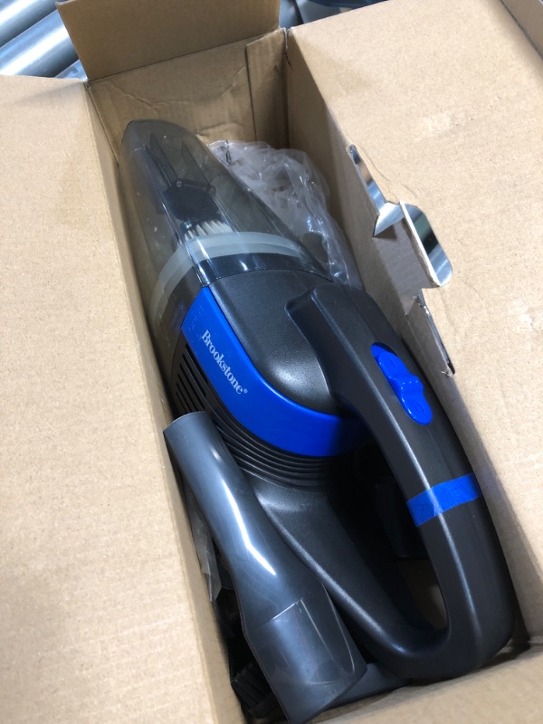 Photo 1 of ***DAMAGED - SEE NOTES/PICTURES*** Brookstone Rechargeable Cordless Car Vacuum Cleaner

