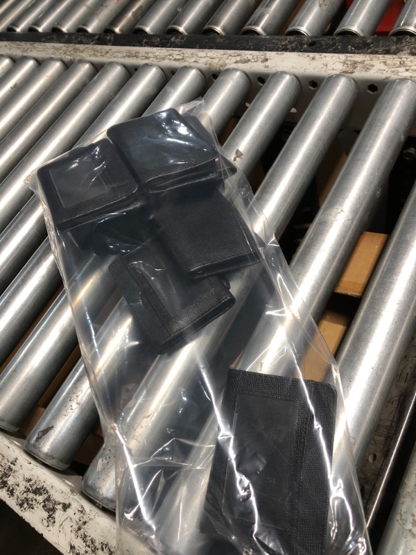 Photo 1 of ***STOCK PHOTO FOR REFERENCE ONLY*** BULK BAG OF 12*** Credit Card Holder Wallet RFID Blocking Leather Wallet for Men and Women with Zipper BAG OF 12