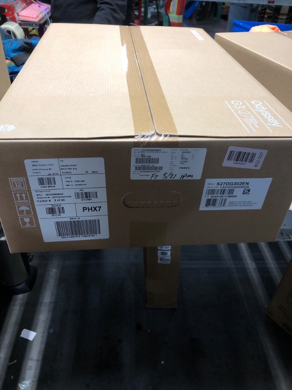 View 4 of ***FACTORY SEALED*** Samsung 27-Inch Odyssey G3 (G30D) Series FHD Gaming Monitor, 1ms, 180Hz, AMD FreeSync, Adjustable Stand, Black Equalizer, Virtual Aim Point, Eye Saver Mode, Flicker-Free, LS27DG302ENXZA
