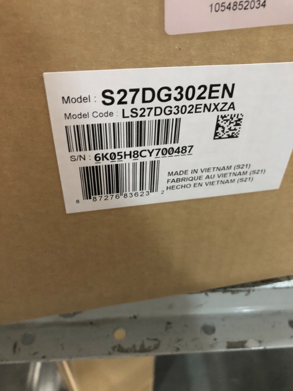 Photo 3 of ***FACTORY SEALED*** Samsung 27-Inch Odyssey G3 (G30D) Series FHD Gaming Monitor, 1ms, 180Hz, AMD FreeSync, Adjustable Stand, Black Equalizer, Virtual Aim Point, Eye Saver Mode, Flicker-Free, LS27DG302ENXZA