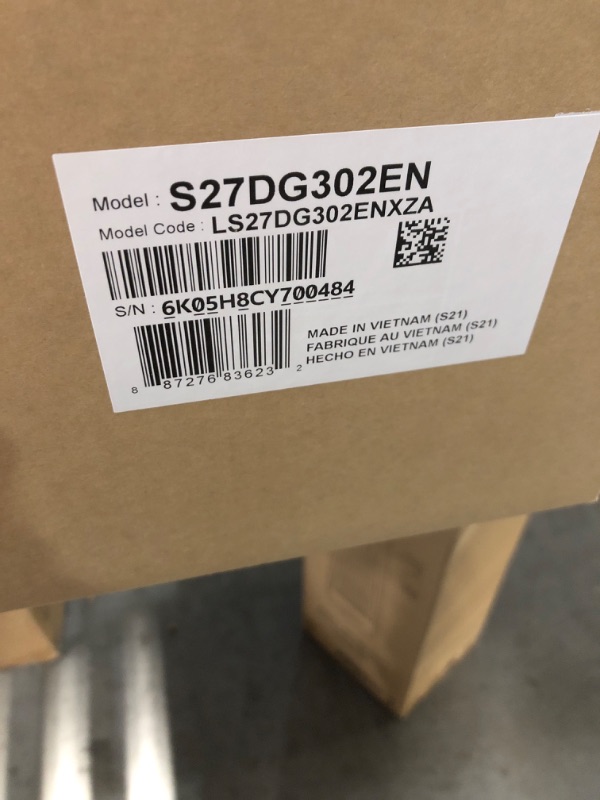 Photo 1 of ***FACTORY SEALED*** Samsung 27-Inch Odyssey G3 (G30D) Series FHD Gaming Monitor, 1ms, 180Hz, AMD FreeSync, Adjustable Stand, Black Equalizer, Virtual Aim Point, Eye Saver Mode, Flicker-Free, LS27DG302ENXZA