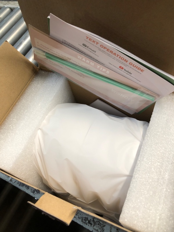 Photo 1 of [ Built-in Google TV & Voice Control] WISHOLY Mini Projector with WiFi and Bluetooth, Built-in Streaming Apps, Portable Movie Projector 4K with 180° Rotatable for Outdoor, Home Theater, Movie Night