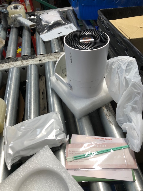 Photo 1 of [ Built-in Google TV & Voice Control] WISHOLY Mini Projector with WiFi and Bluetooth, Built-in Streaming Apps, Portable Movie Projector 4K with 180° Rotatable for Outdoor, Home Theater, Movie Night