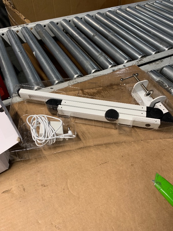 Photo 2 of Micomlan LED Desk Lamp with Clamp, Dual Light Table Lamp with Adjustable Swing Arm, Eye-Care 4 CCT Modes & 5 Brightness Levels Clip-on Architect Modern Desk Light for Home Office Crafting Sewing