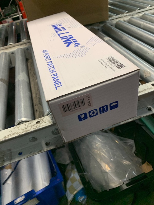 Photo 1 of ***FACTORY SEALED*** iwillink Blank 48-Port Keystone Patch Panel, 2U 19'' Rackmount/Wallmount with Metal Housing, Includes 24 Blank Inserts for Custom AV/Data Setups