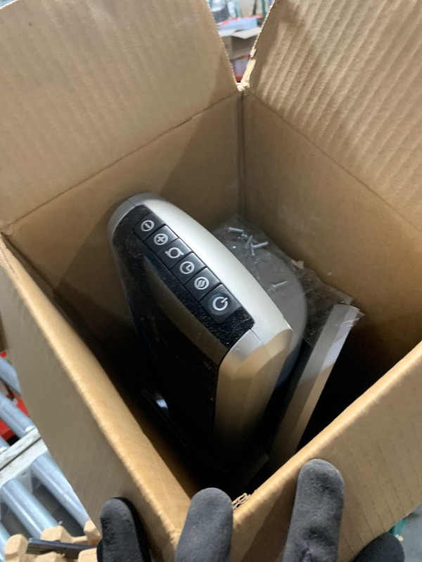 Photo 1 of Lasko Oscillating Digital Ceramic Tower Heater for Large Rooms, with Adjustable Thermostat, Timer and Remote Control, 29 Inches, 1500W, Black, 5586