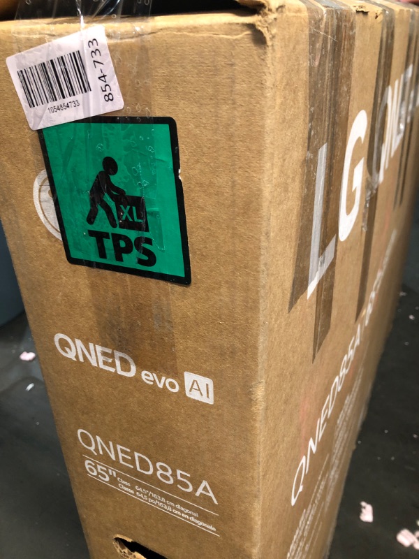 Photo 1 of LG 65-Inch Class QNED evo AI QNED85A Series Mini LED 4K Smart TV w/AI Picture, AI Sound, HDR10, AI Super Upscaling 4K, Filmmaker Mode, Wow Orchestra, Alexa Built-in (65QNED85AUA, 2025)
