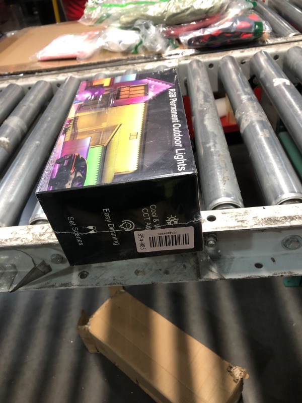 Photo 1 of ***FACTORY SEALED*** Nexillumi Permanent Outdoor Lights for House, 100ft Smart RGB LED Lights Outside with 16 Million DIY Colors, IP67 Waterproof Eternity Eaves Lighting for Christmas Halloween Holiday Daily Decorations