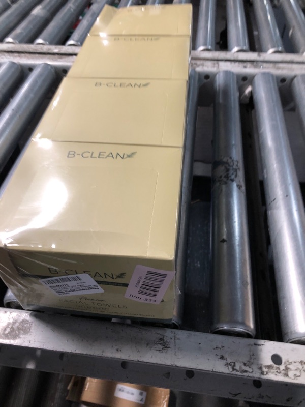 Photo 1 of ***FACTORY SEALED***  B-Clean Premium Facial Towels - Extra Soft, Tear -Resistant, Lint Free, Disposable, Vegan, Fragrance-Free Hygienic Skincare Towels for Daily Cleansing and Makeup Remover Dry Wipes (50 Count Pack of 4)