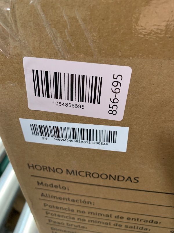 Photo 1 of BLACK+DECKER Digital Microwave Oven with Turntable Push-Button Door, Child Safety Lock, Stainless Steel, 0.9 Cu Ft