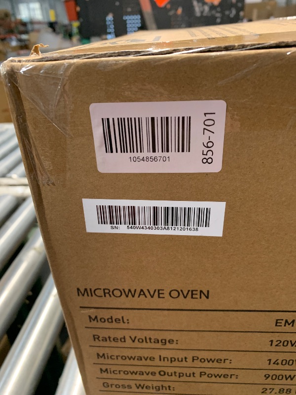 Photo 1 of ***FACTORY SEAL***BLACK+DECKER Digital Microwave Oven with Turntable Push-Button Door, Child Safety Lock, Stainless Steel, 0.9 Cu Ft