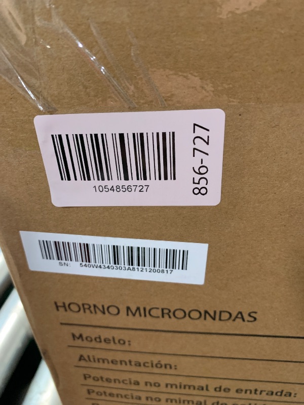 Photo 1 of BLACK+DECKER Digital Microwave Oven with Turntable Push-Button Door, Child Safety Lock, Stainless Steel, 0.9 Cu Ft