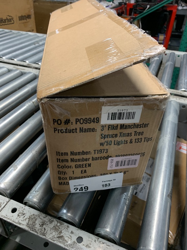 Photo 1 of ***STOCK PHOTO FOR REFERENCE ONLY***
Best Choice Products Artificial Christmas Tree, 3ft Premium Pre-Lit Realistic Spruce Holiday Décor w/Dense Branches, Metal Base - Green Spruce