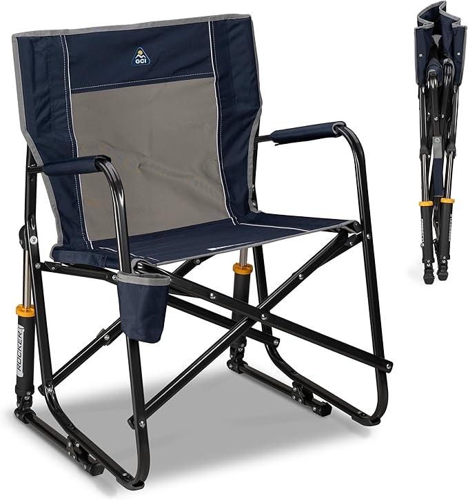 Photo 1 of * stock photo for reference *
GCI Outdoor Freestyle Rocker Camping Chair | Portable Folding Rocking Chair with Solid, Durable Armrests, Drink Holder & Comfortable Backrest