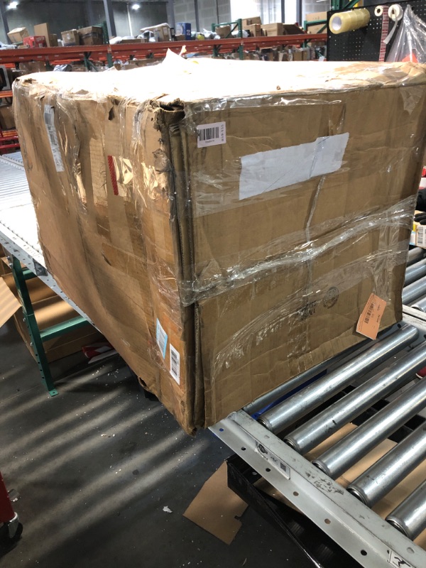 Photo 1 of **FOR PARTS ONLY**PARTIAL SET**Shintenchi 5 Pieces Outdoor Patio Sectional Sofa Couch, PE Wicker Furniture Sets, Patio Conversation Sets with Washable Cushions Glass Coffee Table for Garden, Poolside, Backyard, Aegean Blue