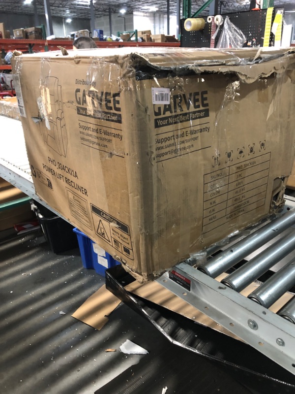 Photo 1 of ***FACTORY SEALED*** GarveeHome Power Lift Recliner Chair - Heat and Massage, Faux PU Electric Lift Recliner for Elderly & Mobility Impaired, Adjustable Back and Legs, Heavy Duty Lift Chair for Seniors