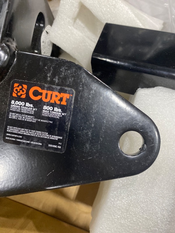 Photo 1 of * FOR PARTS ONLY * CURT 17051 Round Bar Weight Distribution Hitch with Integrated Lubrication, Up to 8K, 2-Inch Shank, Black
