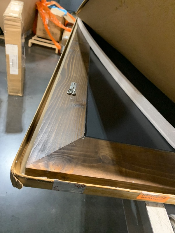 Photo 1 of ***STOCK PHOTO FOR REFERENCE ONLY*** ABSWHLM Full Length Mirror 71"x30" Solid Wood Frame Floor Large Mirror for Living Room, Bedroom Hanging or Leaning Wall-Mounted, Brown