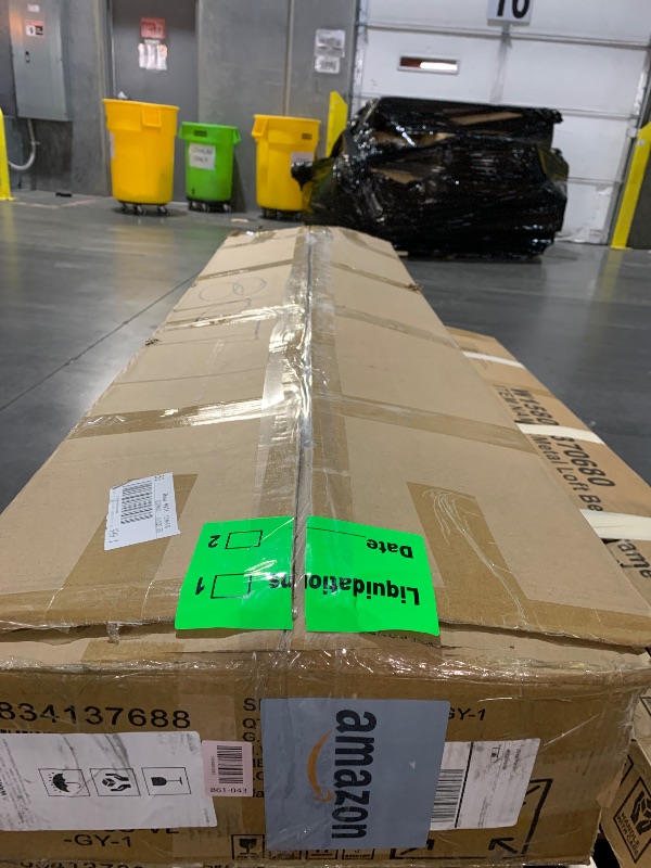 Photo 1 of ***PARTIAL SET-- PRICE ADJUSTED*** KEIKI Tufted Velvet 3+3 Seat Sofa Couch for Living Room, Buttons Tufted Square Arm Couch for Home Apartment, Gray