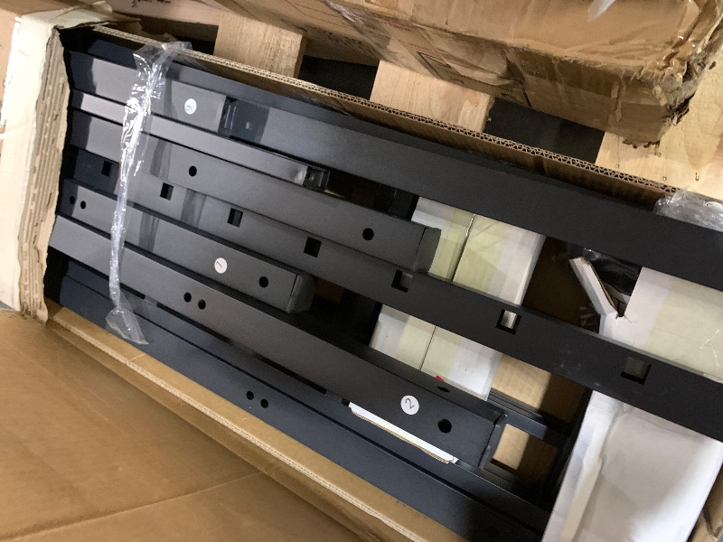 Photo 1 of ***PARTIAL SET-- PRICE ADJUSTED*** Queen Size Metal Loft Bed Loft Bed with Easy Climbing Ladder and Guardrails