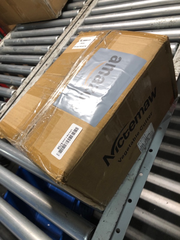 Photo 1 of ***(HEAVILY USED/ MINOR DAMAGE)***Electric Cheese Grater, 5-in-1 Vegetable Slicer & Salad Maker with Stainless Steel Blades, 250W One-Touch Electric Cheese Shredder for Block Cheese, Vegetables, Fruits and Nuts