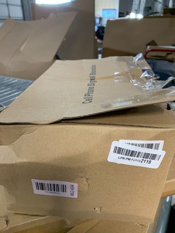 Photo 1 of ***(MISSING POWER CORD/ UNABLE TO TEST)***Cell Phone Booster for Home & Muti-Room, Up to 7000Sq. Ft,Cell Phone Signal Booster for Rural Area with 2 Indoor Panel Antennas,Boosts 5G 4G LTE for All U.S. Carriers, FCC Approved