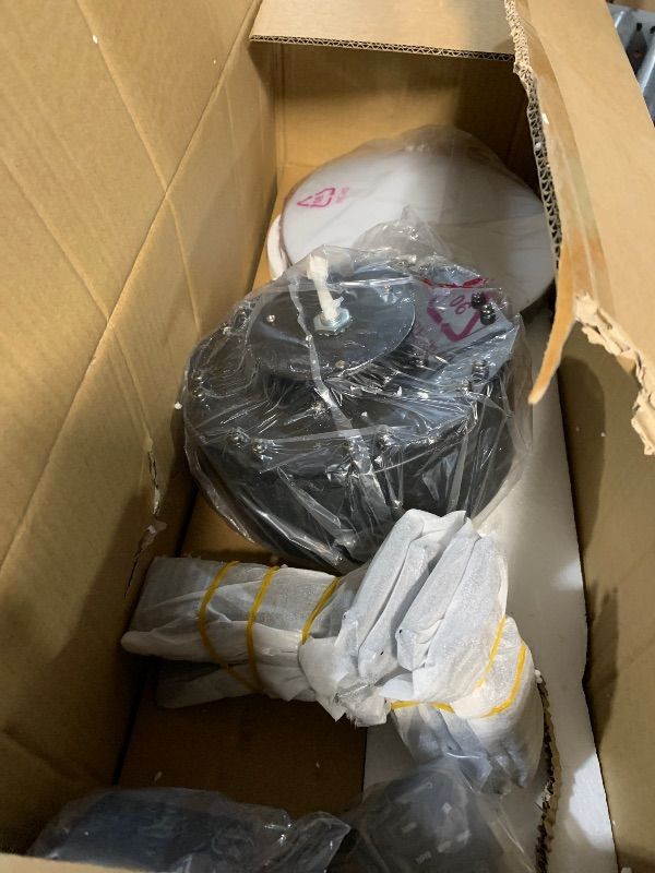 Photo 1 of ***PARTIAL SET - PRICE ADJUSTED***
Conciseer Modern 72 Inch Ceiling Fans with Lights and Remote,Living Room Office Library Cafe Outdoor Industrial, 3CCT Dual Color 8 Blades 6 Speed Reversible Quiet DC Motor, Black/Wood Grain