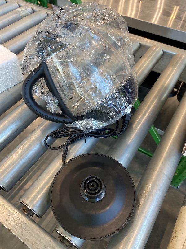 Photo 1 of *Missing Parts* Chefman Electric Kettle, 1L 1500W, Removable Lid for Easy Cleaning, Boil-Dry Protection, Stainless Steel Filter, BPA Free, Auto Shut Off Hot Water Boiler, Small Electric Tea Kettle