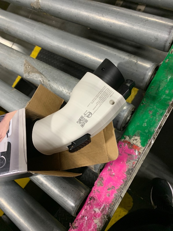 Photo 1 of [Only for J1772 EVs ] Lectron - Tesla to J1772 Charging Adapter, Max 48A & 250V - Compatible with Tesla High Powered Connectors, Destination Chargers, and Mobile Connectors (White)