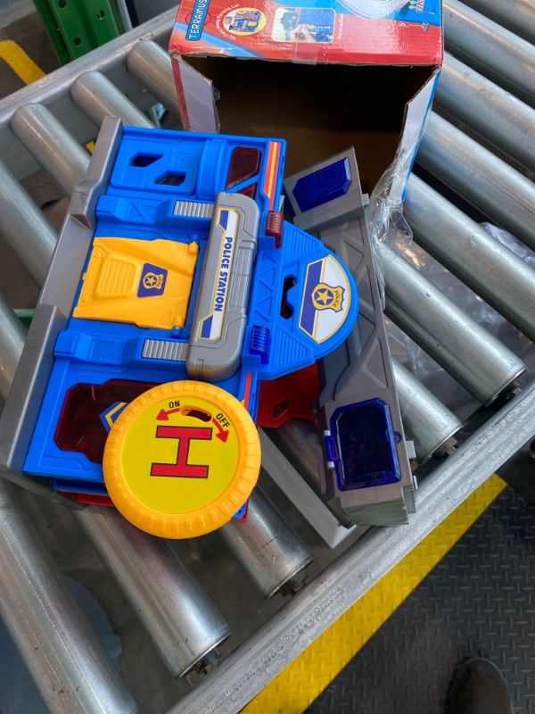 Photo 1 of ***MISSING PARTS*** TERRAMUS Kids Toys for 3 4 5 6 Years Old Boys,29.5'' Large City Action Rescue Vehicle Toddler Playset with Lights Sounds,Police & Fire Station Transform Track with 4 Cars Helicopter Gifts for Boy Girl