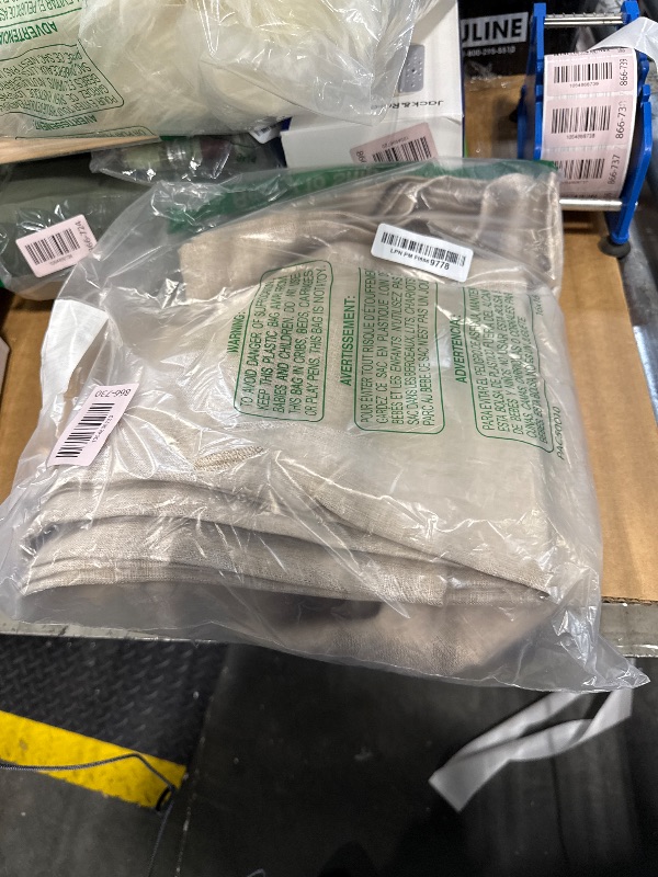 Photo 1 of ** ONLY 1**
Fitable Linen Textured Tablecloths 2 Pack, Faux Burlap Rectangle Table Clothes for 8 Foot Tables, Rustic Table Covers for Dining, Baby Shower, Party, Banquet, Farmhouse (Nature, 54 x 120 Inch)