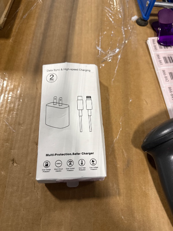 Photo 1 of *Missing Parts*
iPhone Fast Charger,[Apple MFi Certified] iPhone Charger Fast Charging Apple Wall Charger Block 6FT USB C Lightning Cable Cord Type C Adapter for iPhone 14 Pro Max/13/12 Mini/11/10/XS Max/XR/X/8/7/SE