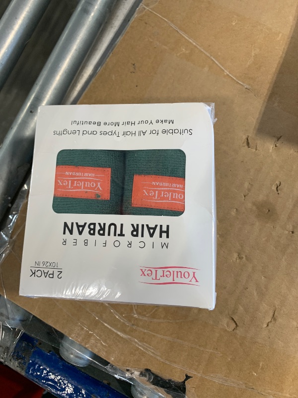 Photo 1 of ** FACTORY SEALED**
YoulerTex Microfiber Hair Towel Hair Wrap: 2 Pack 10X26 Hair Dryer Towels for Women Absorbent Turban Twist Hair Drying Shower Cap Curly Hair Products for Hair Care Hair Accessories (05 2-Pcs Emerald)