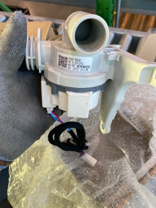 Photo 1 of *Dirty item* DC97-22840A, DC31-00201A Drain Pump Assembly(OEM) Compatible with samsung washer: WA52A5500AV/US, WA52A5500AC/US, WA51A5505AC/US, WA55A7300AE/US etc. Replace BD11-1A, AP7187712, PS16735612 etc.
