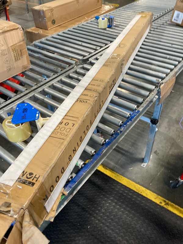 Photo 1 of ***FACTORY SEALED*** 48" W Premium Foldable Accordion Doors, Double Walled Heavy Duty Folding Doors for Interior, Privacy Room Divider, Walnut