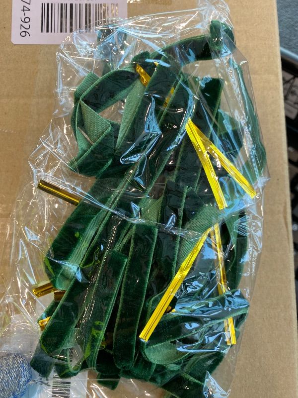 Photo 1 of *MISSING PARTS*
SIMISI RIBBON 24 Pcs Dark Green Velvet Christmas Tree Bows Door Garland Decor Vintage Wreath Bow (3/8'' Wide, 5 * 7 inch)