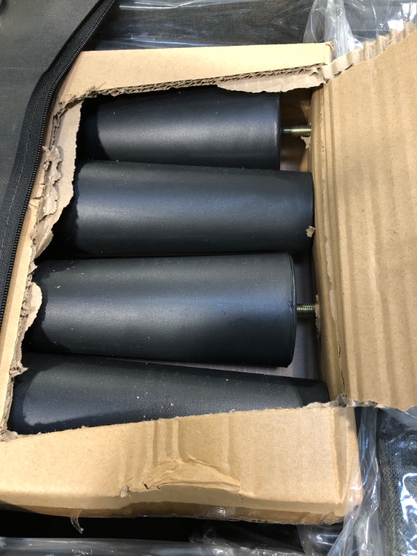 Photo 1 of ** FACTORY SEALED. SOLD AS IS, NO REFUND/RETURN**
ZINUS Dori Upholstered Platform Bed Frame with Wingback Headboard, Mattress Foundation, Wood Slat Support, No Box Spring Needed, Easy Assembly, Queen