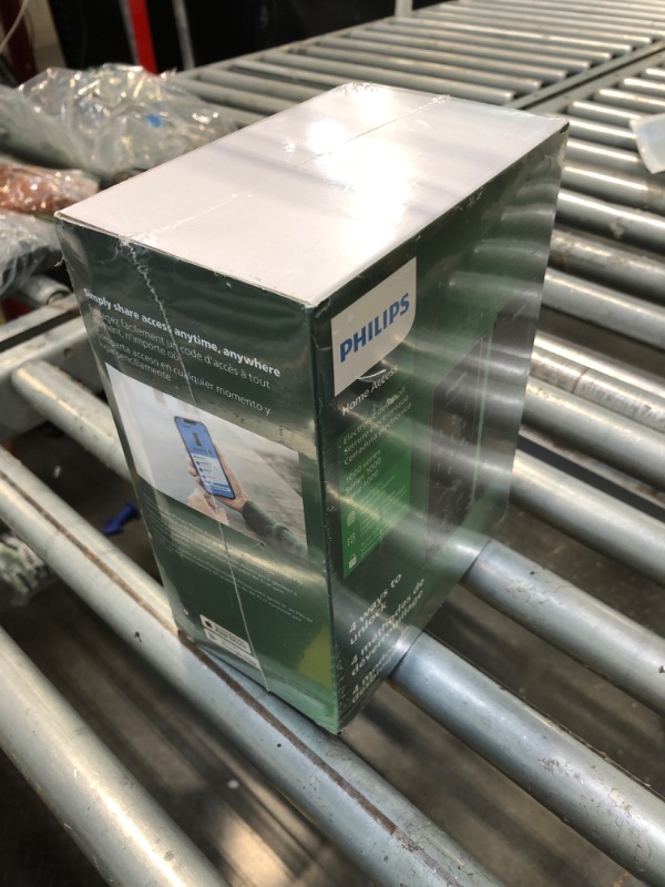 Photo 1 of **FACTORY SEALED. SOLD AS IS, NO REFUND/RETURN**Veise VE017G-H Wi-Fi Smart Fingerprint Front Door Lock Set, Remote App Control, Keyless Entry Deadbolt with Handle, Backlit Keypad, IP55 Weatherproof, Auto Lock, Easy to Install, Matte Black