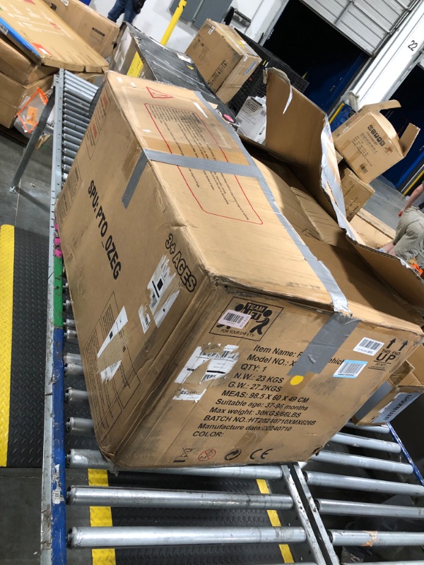 Photo 1 of ** UNABLE TO TEST WITHOUT BATTERY**
PALBY'S Kids Ride On Electric Excavator Digger Car with Remote Control & Digging Arm, 12V 10Ah Battery, 4x75W Motors,Led Tail Light, Music, USB, 360° Rotation Riding Toy Gift for Ages 3+,Yellow