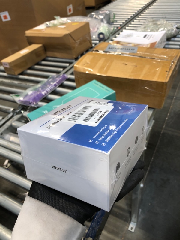 Photo 1 of ** FACTORY SEALED. ** Wrklly Rechargeable Ultrasonic Retainer Cleaner Machine | 50kHz 1.9 inch Ultra-Thin Portable | Night Guard Aligners Jewelry |6pcs Cleaner Tablets Included | Quick & Deep Clean Modes | Oral Dental Care