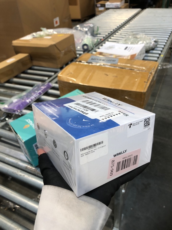 Photo 1 of ** FACTORY SEALED. ** Wrklly Rechargeable Ultrasonic Retainer Cleaner Machine | 50kHz 1.9 inch Ultra-Thin Portable | Night Guard Aligners Jewelry |6pcs Cleaner Tablets Included | Quick & Deep Clean Modes | Oral Dental Care