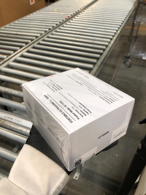 Photo 1 of ** FACTORY SEALED. ** Wrklly Rechargeable Ultrasonic Retainer Cleaner Machine | 50kHz 1.9 inch Ultra-Thin Portable | Night Guard Aligners Jewelry |6pcs Cleaner Tablets Included | Quick & Deep Clean Modes | Oral Dental Care