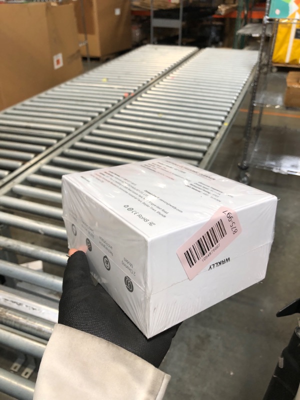 Photo 1 of ** FACTORY SEALED. ** Wrklly Rechargeable Ultrasonic Retainer Cleaner Machine | 50kHz 1.9 inch Ultra-Thin Portable | Night Guard Aligners Jewelry |6pcs Cleaner Tablets Included | Quick & Deep Clean Modes | Oral Dental Care