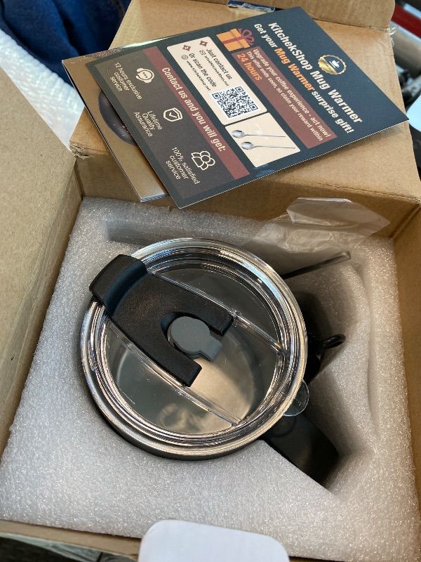 Photo 1 of **UNTESTED**
KitchekShop 16oz Smart Coffee Mug Warmer - Self-Heating Mug with App Control, 160? Temperature Control, 150-Min Battery, Rechargeable Heated Mug Warmer for Home Office, Ideal Gifts for Dad Mom,