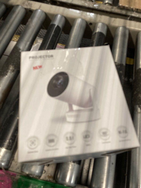 Photo 1 of ?Electric Focus?Mini Portable Projector with 4K Support, Bluetooth 5.4 WIFI6, 5watt Sound Base Speaker, 260 ANSI, Android 11, 210° Rotation , Auto Keystone Correction Video Projector HY300 PLUS