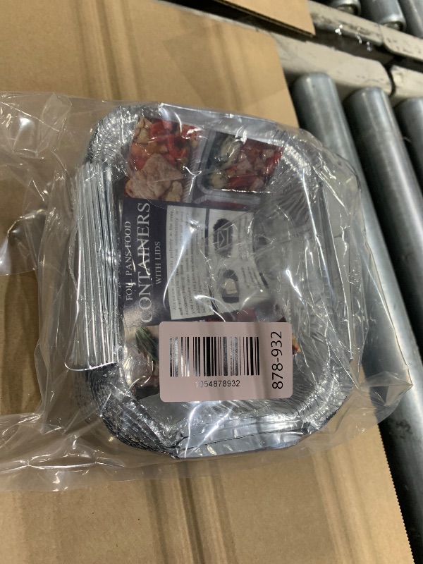 Photo 1 of ** NO LIDS ** FUIIKEEM 1 Lb Small Aluminum Pans with Lids(40 Pack - 5"×4") Tin Foil Pans Disposable Cookware- Cardboard Lids, for Cooking Baking Party Meal,Takeout Trays - To Go Disposable Food Container