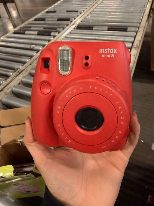 Photo 1 of ****REFERENCE PICTURE**** Fujifilm Instax Mini 8 Instant Camera - Red ***BATTERY INCLUDED***